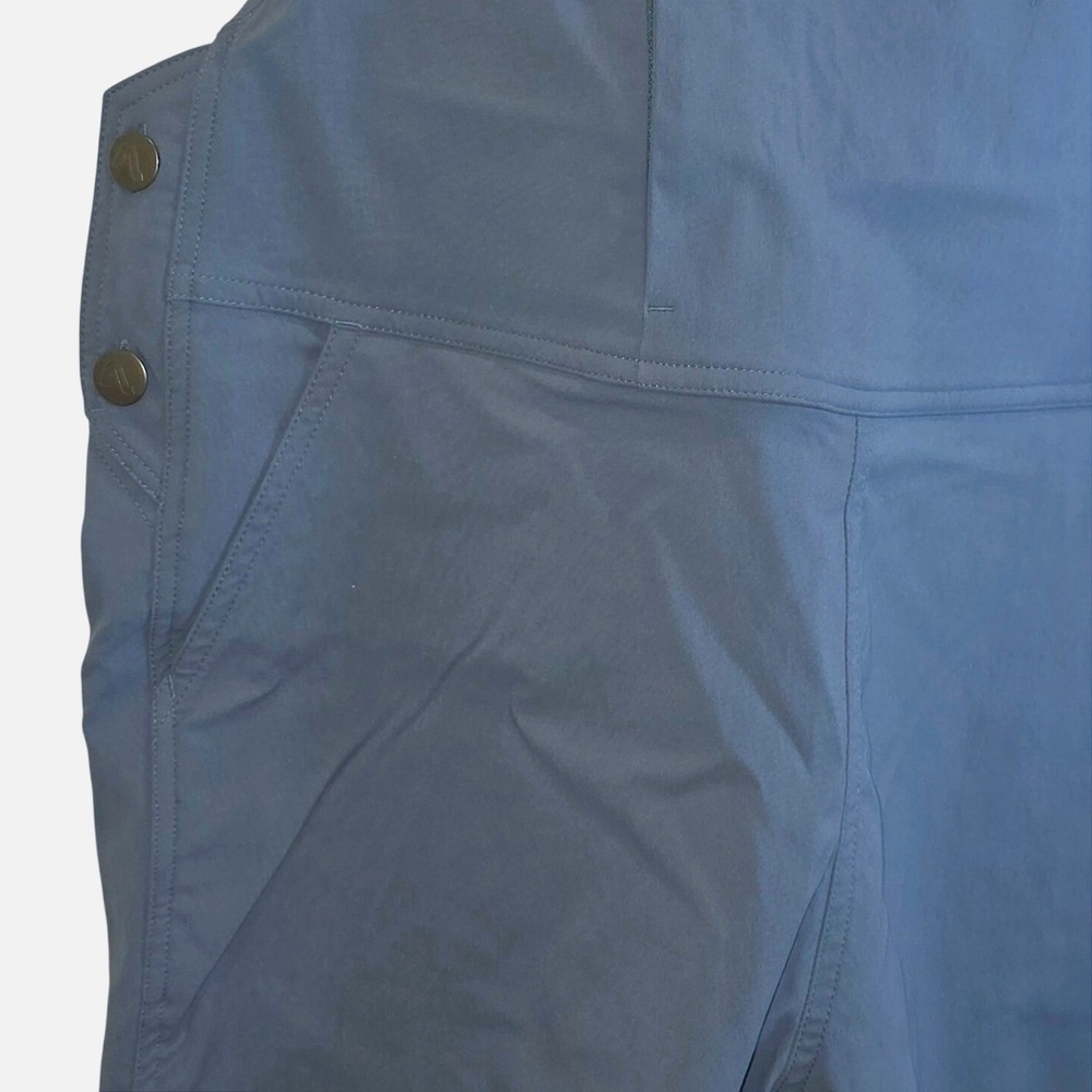 Flylow Life Jumper Shortalls Overall Shorts Womens Large BlueUPF50 Outdoor $100 - Picture 7 of 14